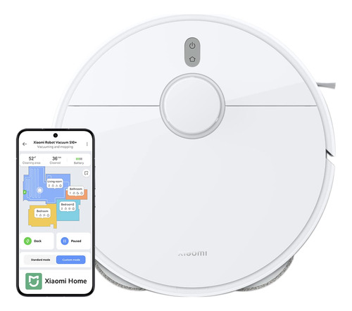 Aspiradora Robot Xiaomi S10 +, 4000pa Con Sistema Navegacion