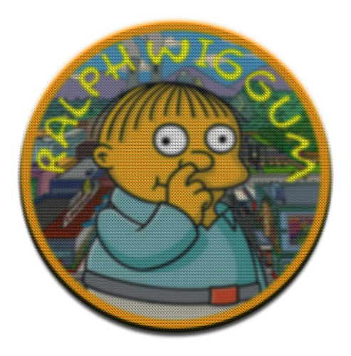 Parche Circular Simpsons Rafa Gorgory M01