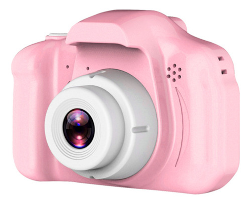 Câmera Filmadora Digital Mini Infantil Rosa Com Cartão 32gb