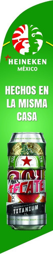 Bandera Heineken México 3.5mts # 96 Solo Bandera