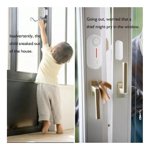 Sensor Magnetico Detector Puerta Wifi Puerta Tuya Sirena Luz