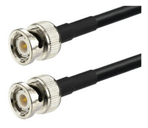 Cable Coaxil Rg174 Baja Perdida 1,5mts+ Bnc-m/bnc-m X 2 Unid
