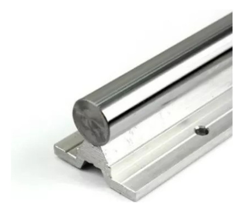 Riel Guia Lineal Sbr20 Con Pedestal Aluminio X 200 Mm Cnc