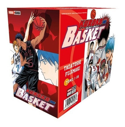 Panini Manga Kuroko No Basket - Boxset: Kuroko No Basket, De Tadatoshi Fujimaki. Serie Kuroko No Basket, Vol. 1. Editorial Panini, Tapa Blanda, Edición 1 En Español, 2022