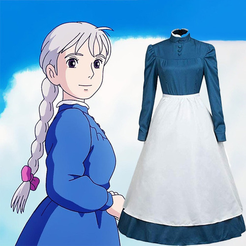 Sophie De Cosplay Vestido Azul De Mujer | Meses sin intereses Sophie De Cosplay Vestido Azul De Mujer | Meses sin intereses