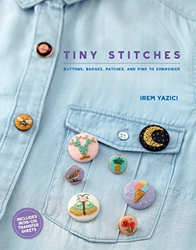 Tiny Stitches Buttons, Badges, Patches, And Pins To Embroide