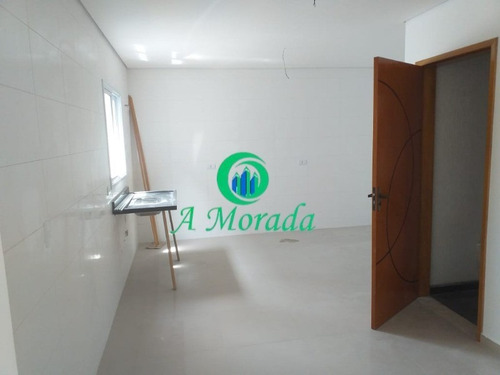 Imagem 2 de 10 de Linda Cobertura De 85m² + 85m² No Bairro Utinga! - Ap03187 - 69514333