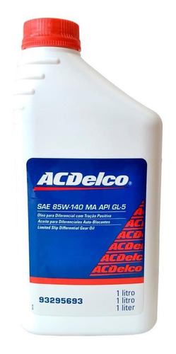 Oleo 85w140 Diferencial Tracao S10 2006 2007 2008 Acdelco