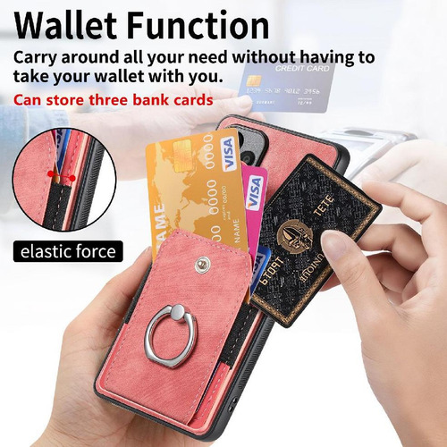 Funda For Vivo V40 Lite Crad Ranura Soporte Magnético Para