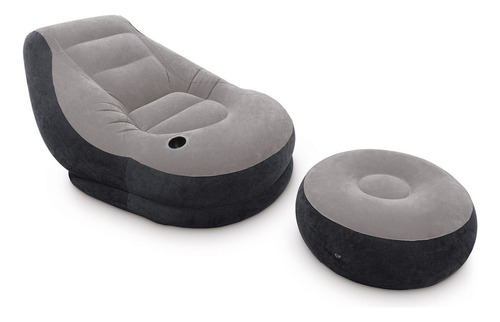 Sillón Inflable Con Apoya Pies Intex