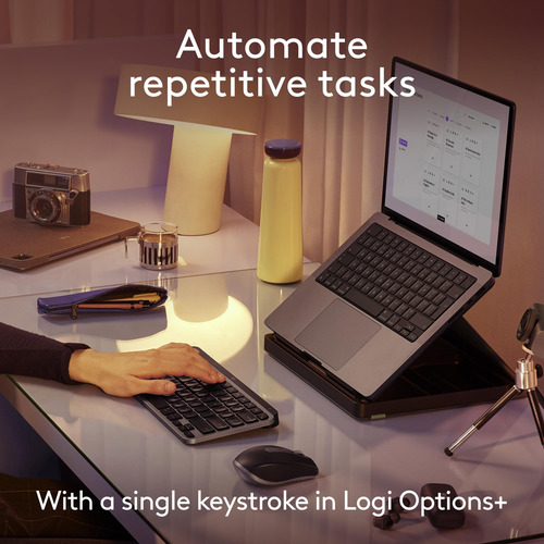 Teclado Inalámbrico Logitech Mx Keys Mini Para Mac Space Gre