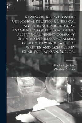 Libro Review Of Reports On The Geological Relations, Chem...