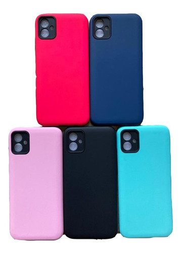 Estuche Funda Colores Liso Reforzado Para Samsung A04e 