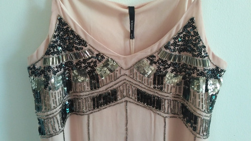 Exclusivo Vestido De Fiesta Gasa Talla S Nuevo Importado