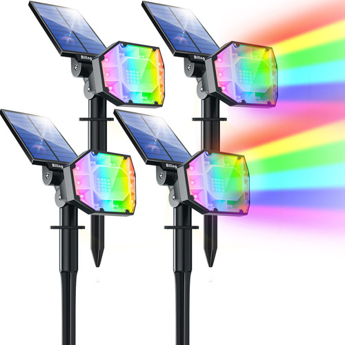 Biling Luces Solares Para Exteriores Con 12 Colores, Se Pued