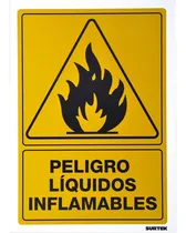Comprar Señal Peligro Líquidos Inflamables Surtek