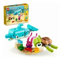 Comprar Kit De Construcción Lego Creator 3en1 Delfín Y Tortuga 31128 Cantidad De Piezas 137