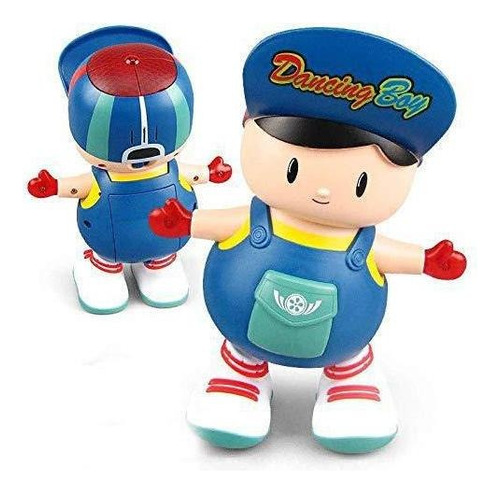 Brinquedo Infantil Boneco Menino Dançarino Com Música Luz