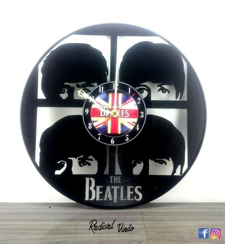 Reloj De Vinilo The Beatles 8 Regalos Decoracion 