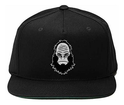 Sombreros - Bigfoot Head Icon - Gorra Snapback De Ala Plana 