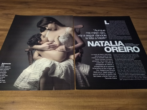 (u382) Natalia Oreiro * Clippings Revista 2 Pgs * 2013