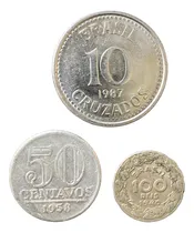 Comprar Lote X3 Monedas Brasil Oferta Numisgam.