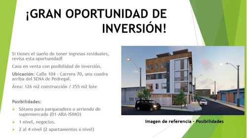 Casa En Venta - Gran Oportunidad De Inversión