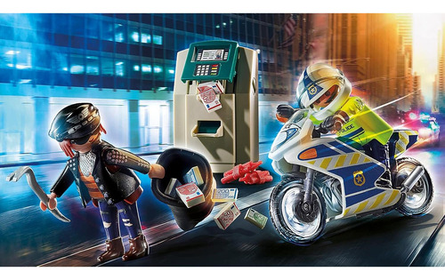 Set Persecución De Ladrones De Banco Playmobil 70572