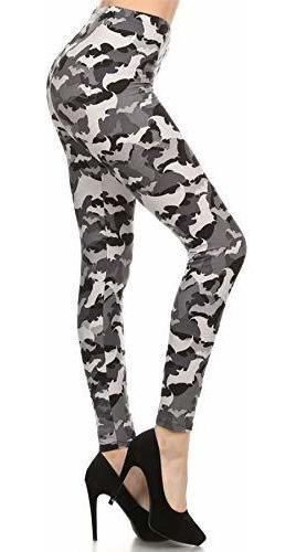 Leggings Depot Camuflaje De Alta Cintura Amp; Zmb5y