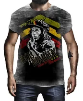 Comprar Camiseta Camisa Reggae Roost Música King Rasta Bob Marley 5