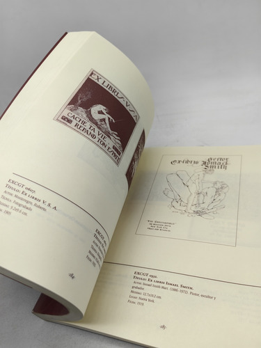 Catálogo De La Colección De Exlibris De Guillermo Tovar