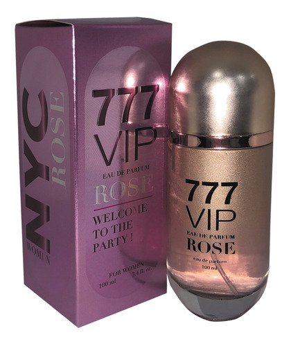 Perfume Locion 777 Vip Rose Women - mL a $663