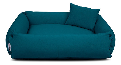 Caminha Pet 100% Sustentável Caminha Para Cachorro 65x50 Cor Verde-escuro Desenho Liso