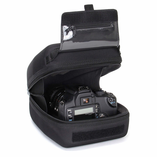 Carcasa Rigida Para Camara Reflex Digital Lente Zoom Eva