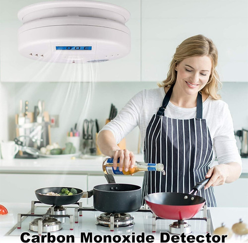Casa Cocina Monóxido De Carbono Detector De Alarma Sensor