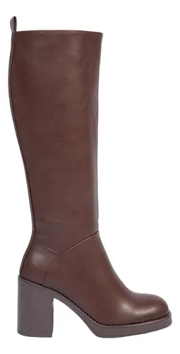 comprar Botas Largas Con Cremallera Tierra Bendita Cafe Mujer 3943