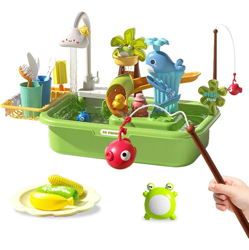 Juegue Al Fregadero Con Agua Corriente, Juego De Simulación,