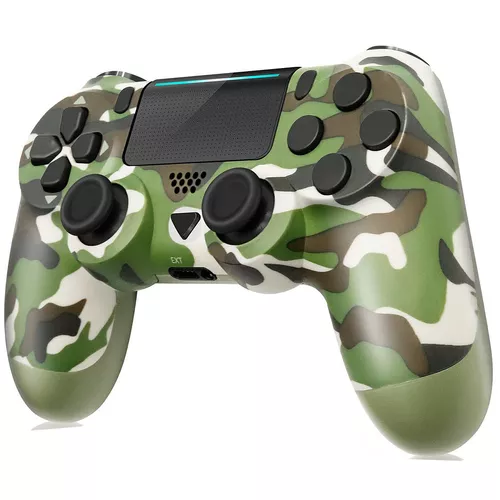 Joystick Inalámbrico Genérico Recargable Bluetooth 4.0 - Verde- Doubleshock  Para Pc Gamer, Compatible Con Ps4, Batería Recargable, Pantalla Táctil,  Wireless Controller.