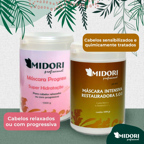 Mascara Intensiva Restauradora S.o.s Midori 250 Gr Promoção