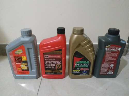 Docena Potes De Aceite Motor Vacios Para Reciclar