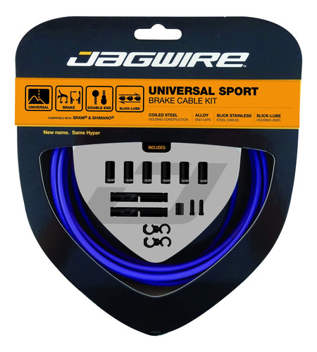 Jag Wire Uck416 - Kit De Cable De Freno Deportivo Universal.