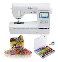 Comprar Máquina De Coser Y Bordar Brother Con Hilos Y Clips De Costu