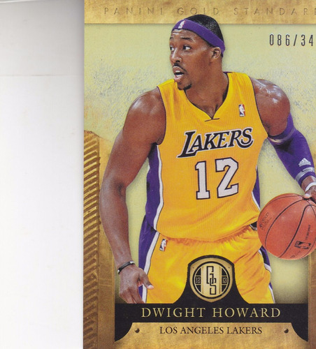 2012-13 Panini Gold Standard Base 86/349 Dwight Howard Laker