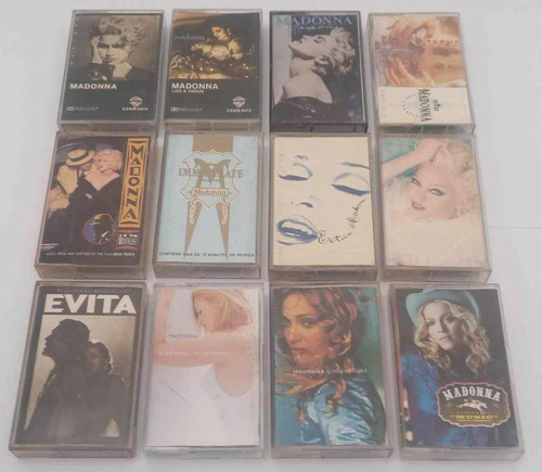 Madonna Cassette 1983 Virgin True Prayer Erotica Evita Light