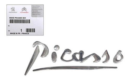 Monograma Picasso C3 Picasso Sobre Paragolpe 100% Original