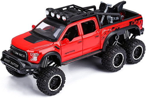 Raptor Pickup Truck Toy Diecast Metal - Scale 1/24