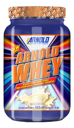 Whey Protein Isolado Gold 900gr Usa 100% - Arnold Nutrition Sabor Whey Gold Isolado E Concentrado - Baunilha