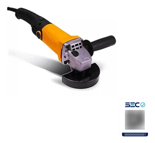Esmeril Angular 4 1/2 Industrial 950w 220v 115mm Amarillo