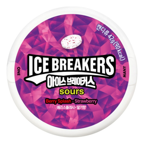 Ice Breakers Sour Berry Splash Strawberry (8 Piezas)