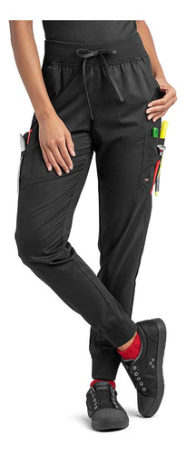 Industry Line Xs-3x - Pantalones De Chef, Color Negro, Class